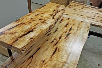 Custom Wood Furniture in Cleveland 14 - Desk With Shelf