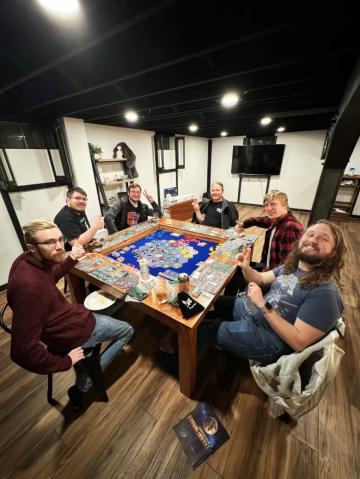 Mahogany Gaming Table