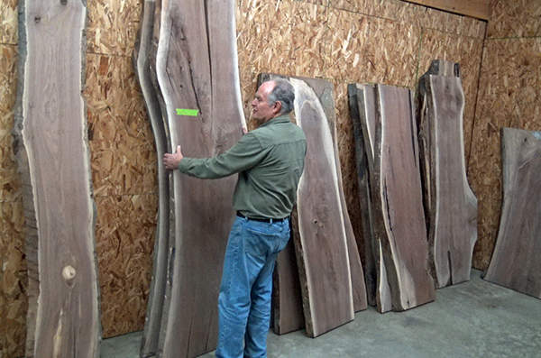 Shel Pulling Slabs For Custom Furniture To Make Wood River Tables For Sale