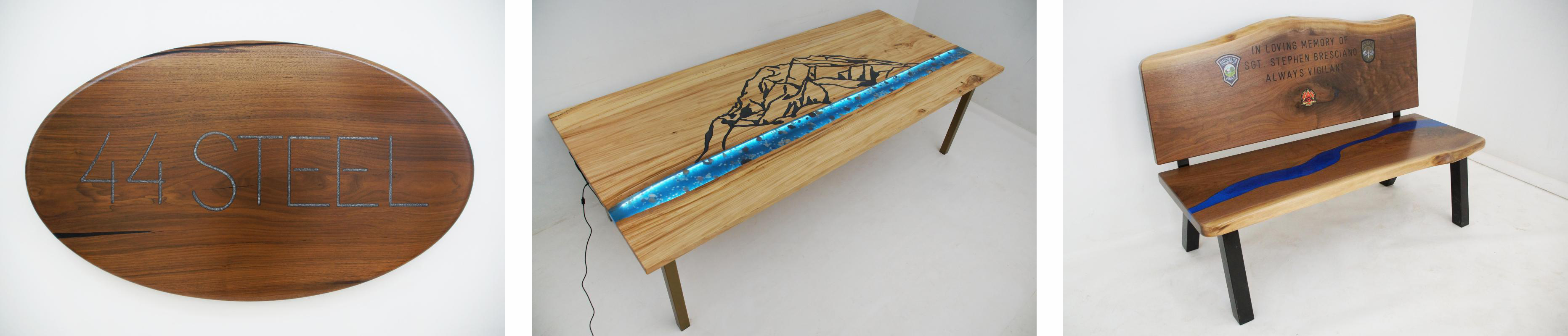 unique guest book, unique guest book ideas, custom furniture, custom table, epoxy table, epoxy rock table