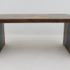 Double Waterfall Walnut Coffee Table - Image 3
