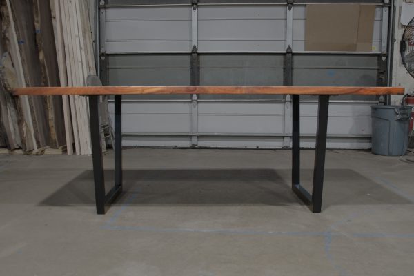 Walnut Dining Table With Translucent Epoxy - Image 3
