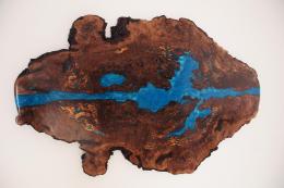 Live Edge Walnut Burl Wall Art 1