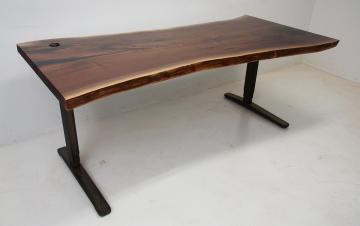 Live Edge Uplift Desk