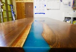 Large Epoxy Resin Conference Table 5