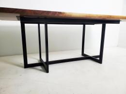Blue Epoxy Resin River Dining Table 6