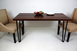 Walnut Desk With Black River 2