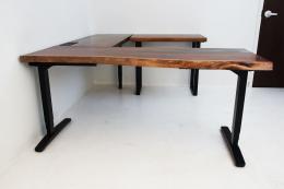 Two Part Live Edge Corner Desk 3