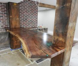 Breakfast Bar With Epoxy Resin Lakes 5