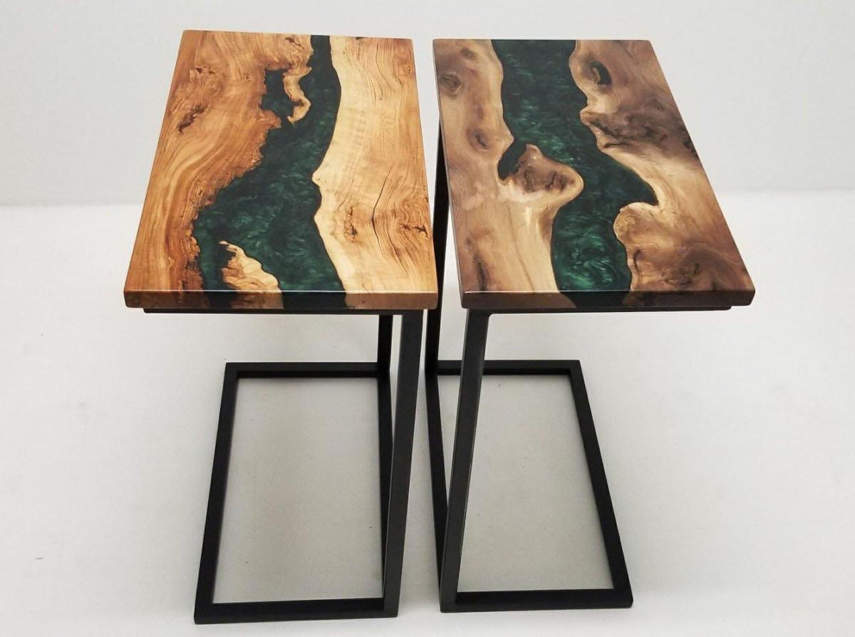 Small Cherry River End Table