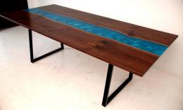 Walnut Blue River Dining Room Table 2