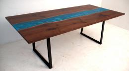 Walnut Blue River Dining Room Table 1