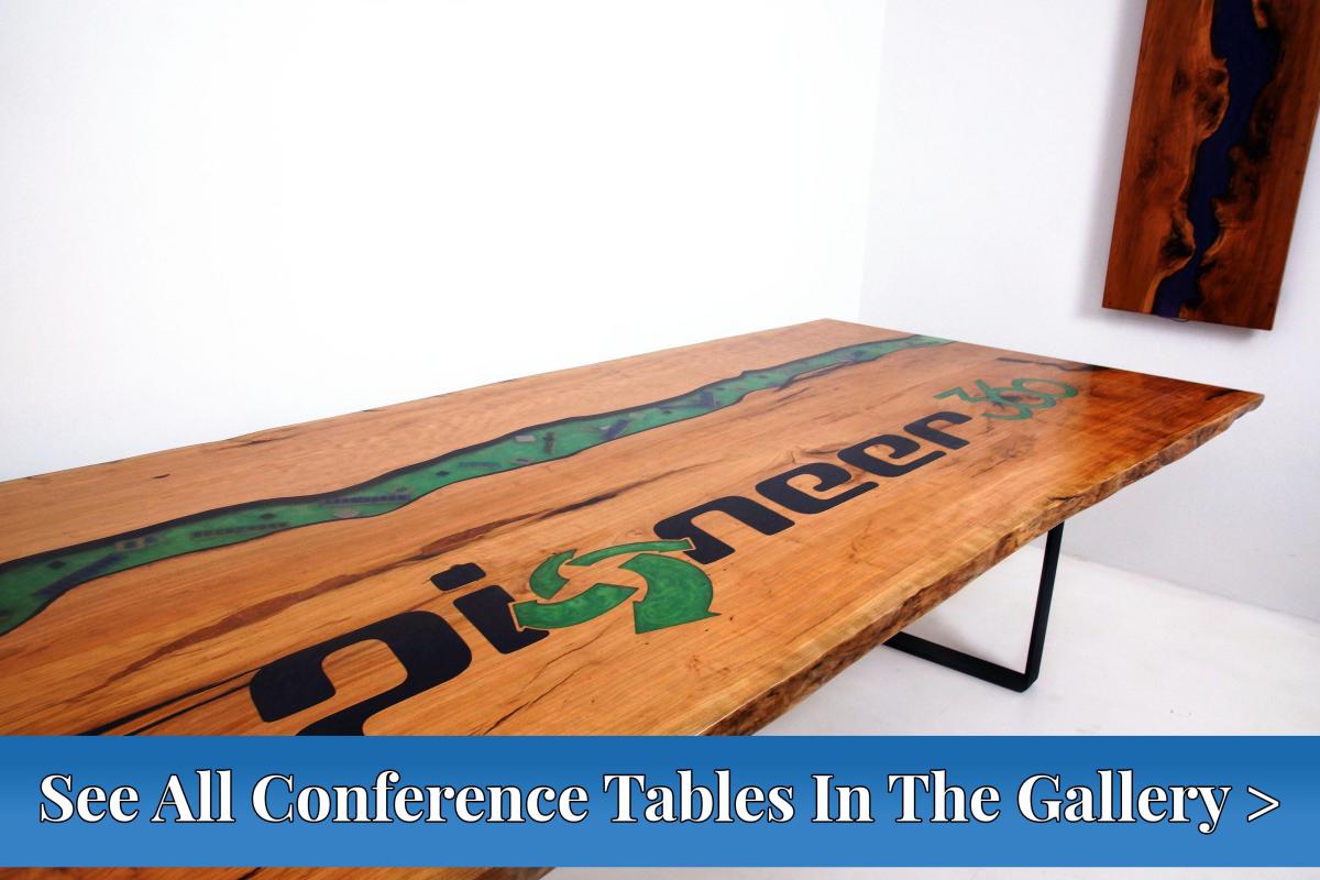Image Company Conference Table With Logo Etched See The Gallery