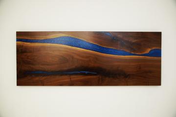 Walnut River Headboard