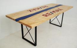 Maple Conference Table With Resin Logo 1
