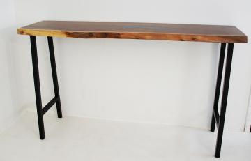 Walnut Live Edge River Sofa Table