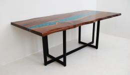 Faux Live Edge Dining Room Table 1