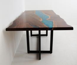 Faux Live Edge Dining Room Table 4