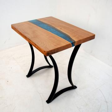 Turquoise River End Table