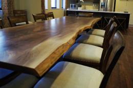 Large Walnut Live Edge Conference Table 2