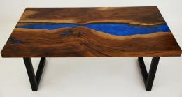 Layered Resin River Coffee Table 2