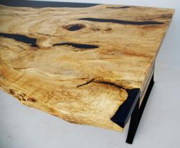 Live Edge Figured Ambrosia Desk 3