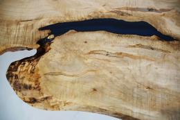 Live Edge Figured Ambrosia Desk 9