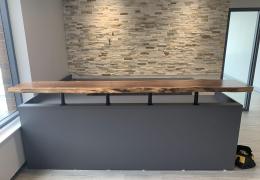 Live Edge Reception Countertop 1