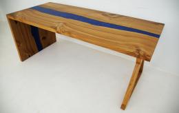 Elm Waterfall Desk With Speciality Base 4