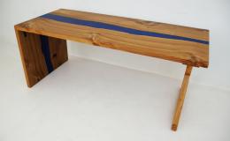 Elm Waterfall Desk With Speciality Base 2