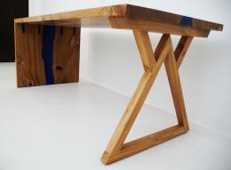 Elm Waterfall Desk With Speciality Base 5