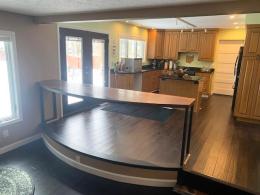 Epoxy & Curved Walnut Kitchen Table