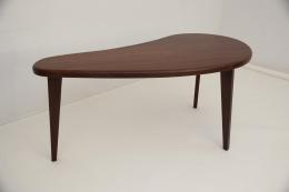 Kidney Shaped Walnut Kitchen Table 9