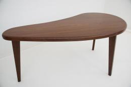 Kidney Shaped Walnut Kitchen Table 4