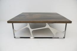 Black Epoxy & Grey Walnut Coffee Table 5