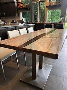 maple maroon epoxy kitchen dining table 5 2010