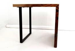 Green Epoxy & Walnut Side Table 2