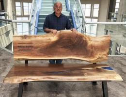 Live Edge Wood Bench6