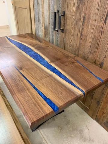 River Dining Table & Bench