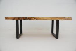 Spalted Maple Coffee Table With CNC of Lake Tahoe 1803 