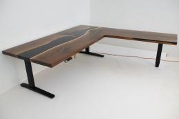 Standing L Shaped Desk With Adjustable Base 1759 15