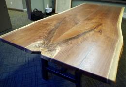 Live Edge Walnut Conference Table