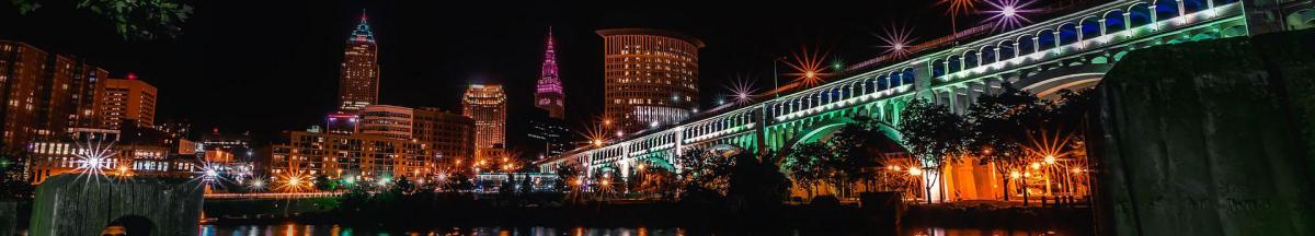 Cleveland Night Skyline