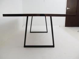 Walnut River Dining Table With Black Epoxy 1781 6