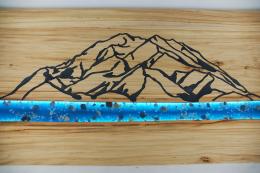 CNC of Mount Denali On Elm Dining River Table 1772 9