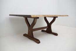 Live Edge Walnut Dining Table 1783 5