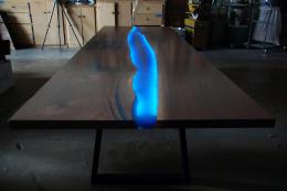 Conference Table With CNC Logo and LED Lights 1795 16