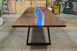 Conference Table With CNC Logo and LED Lights 1795 4