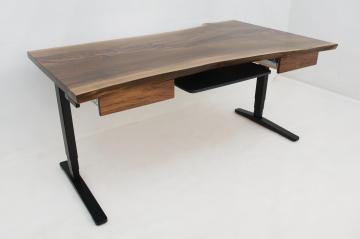 Walnut Sit-Stand Desk