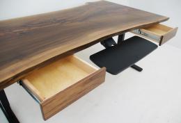 Walnut Desk With Adjustable Height Functionality 1798 9
